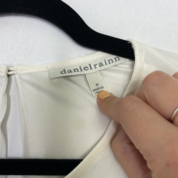 𝅺daniel Rainn boho crochet cream mini dress - Picture 8 of 10